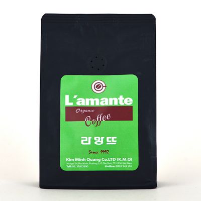 coffee L'amante Organic - Green Black 250gr